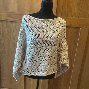 Free People Beige Knit Sweater